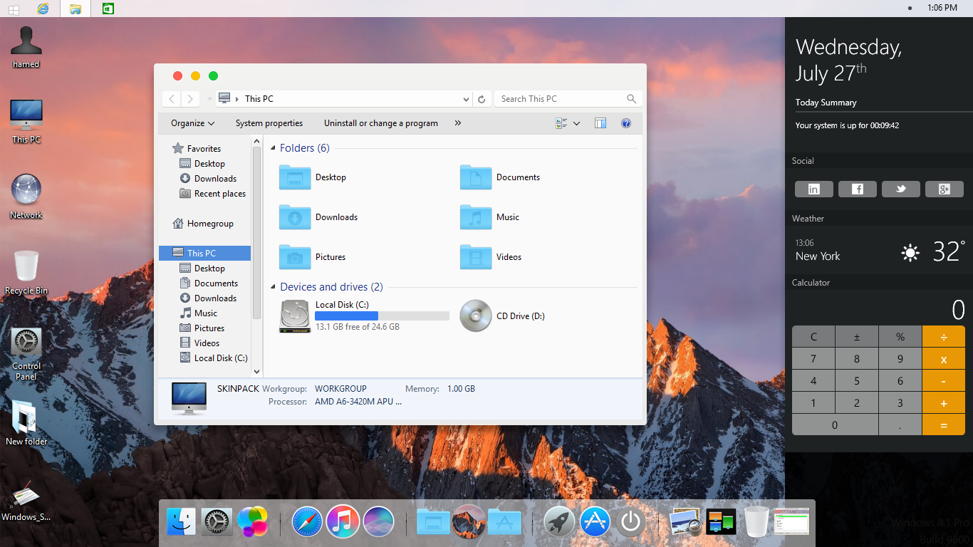 Mac Transformation For Windows 7